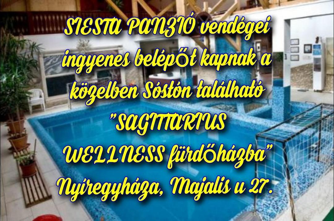 Family SIESTA Sóstó Bed and Breakfast Nyíregyháza Exterior foto